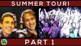 SUMMER TOUR VLOG PART 1!!!!!! - Daily Vlog