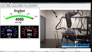 BluePrint Engines 383 Stroker Dyno Testing BP38313CTC1D