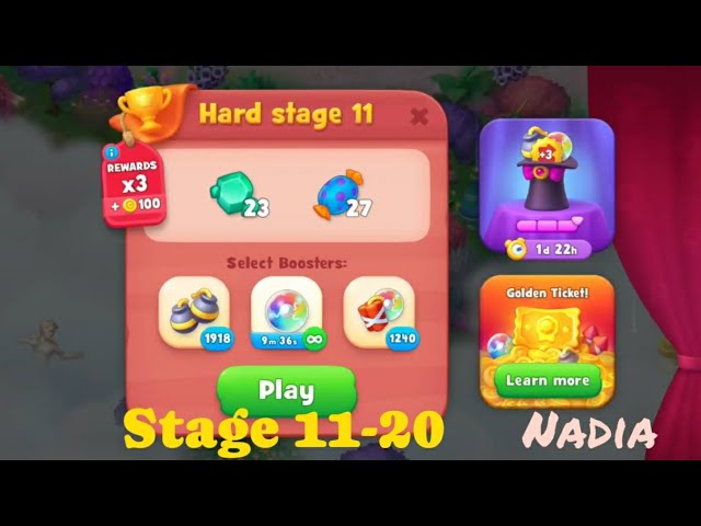 Gardenscapes 14186🥀. Golden Cups. Stage 21-30 - YouTube