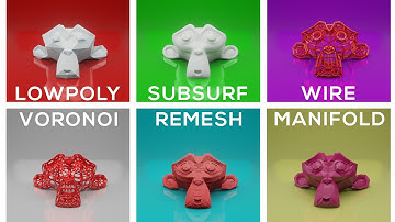 5 EASY 3D Print Design Effects - Blender 2.8 for 3D Printing - Beginner 101 Course Preview