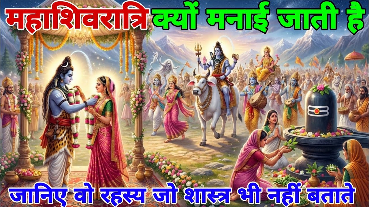 महाशिवरात्रि क्यों मनाई जाती है? जानिए वो रहस्य जो शास्त्र भी नहीं बताते || Vidya Gyan Sagar
