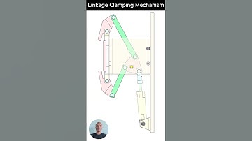 Linkage Clamping Mechanism #mechanism #engineering #mechanical #solidworks #shorts #3dcad