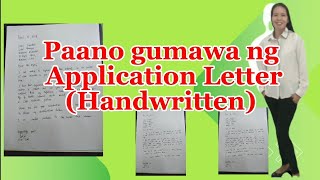 Paano gumawa ng Application Letter?