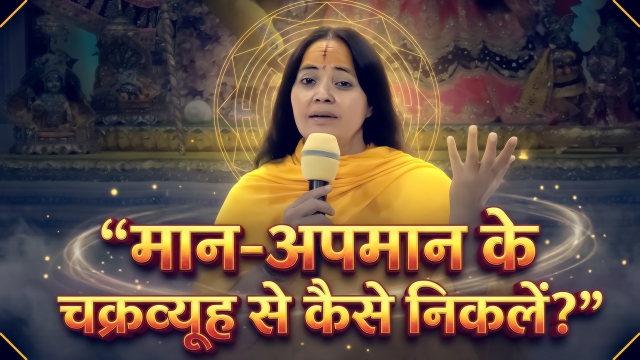 मान-अपमान के चक्रव्यूह से कैसे निकलें? Sushree Jagdeeshwari Devi Ji - (Shree Kripaluji Maharaj)
