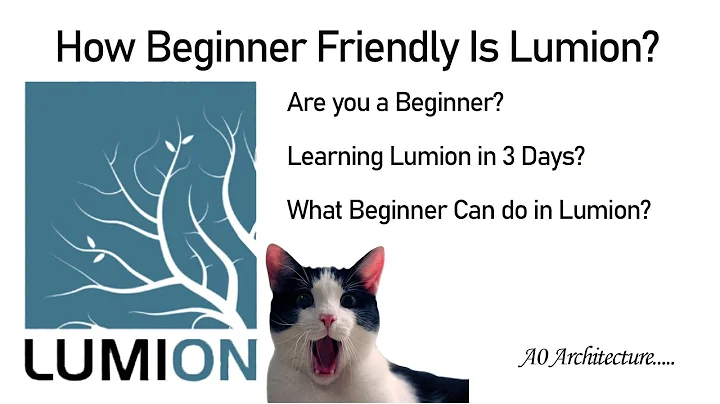 Lumion for Beginners? How Beginner friendly is Lumion?