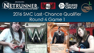 Netrunner - BABW vs. Null - 2016 SMC Last-Chance Qualifier - Round 4 Game 1