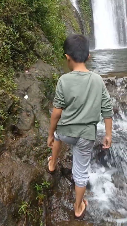 SUARA AIR TERJUN YANG MENENANGKAN DI CURUG CILEMBER#nature #waterfall #curug #suaragemericik