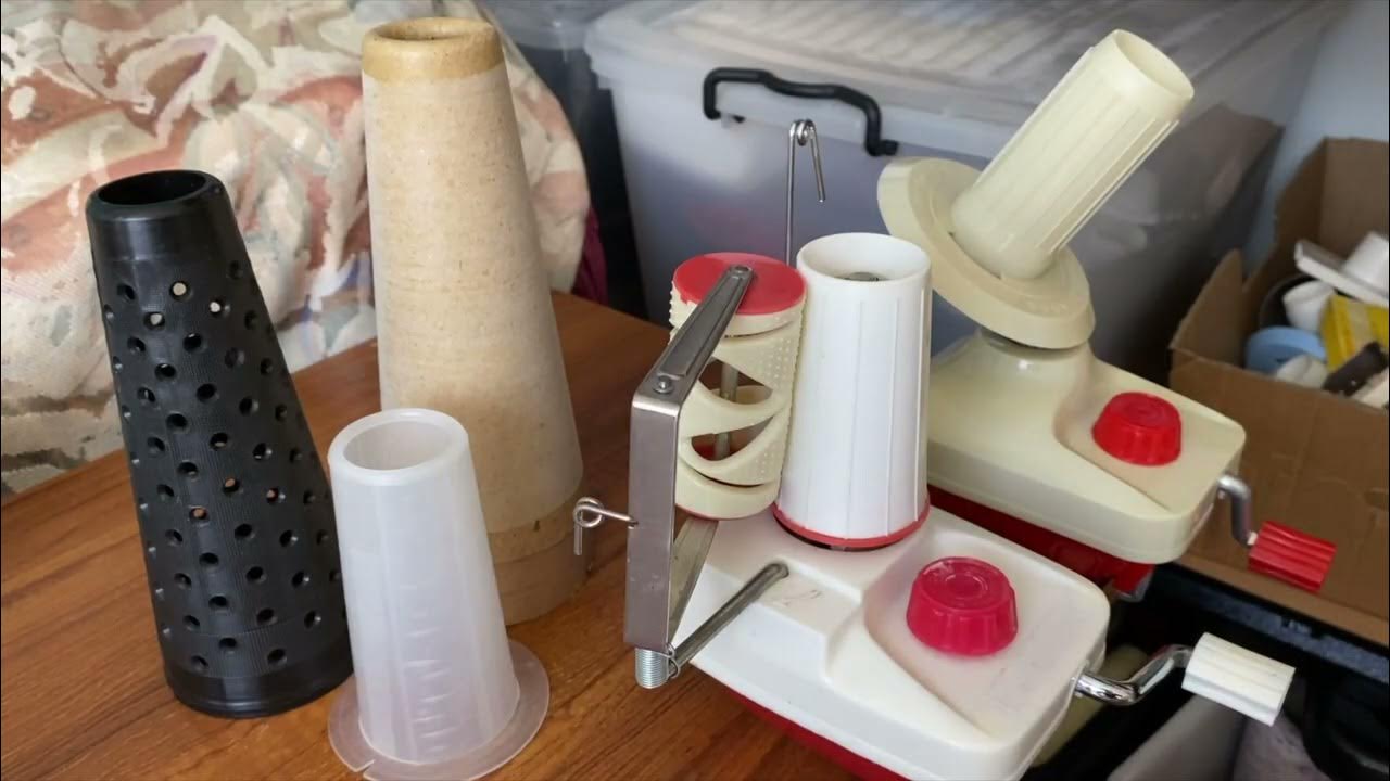 Types Of Yarn Winders And How To Wind Yarn For Knitting Machines YouTube