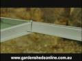 Garden Shed - Front Panel and Door Jamb Assembly Garden Shed - Front Panel and Door Jamb Assembly