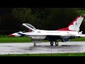 United States Air Force Thunderbirds F-16C Fighting Falcon Giant RC Scale Turbine Model Jet