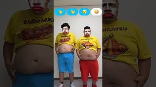 120kg Twins' Super Slim Clown Dance [BIG Collaboration]#dance​​​​​​ #shorts​​​​​​ #Charlotte​​​​​​