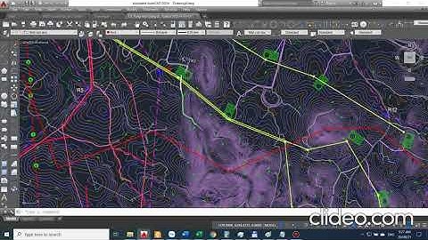 Tạo mặt cắt dọc tuyến đường dây điện từ bình đồ số