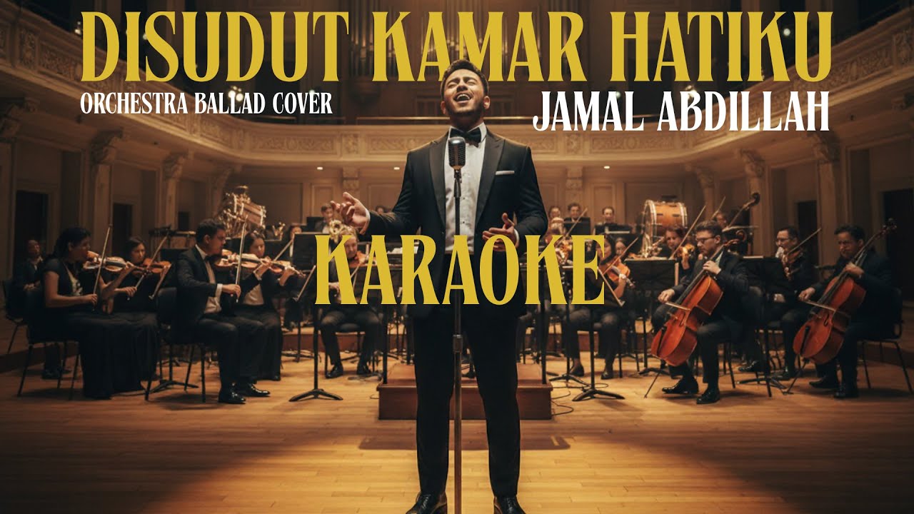 KARAOKE | Disudut Kamar Hatiku | Jamal Abdillah | Orchestra Ballad Cover