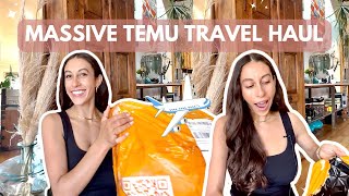 My first MASSIVE Temu Haul 2023 ✈ | Travel Essentials & INSANE dupes on a budget!