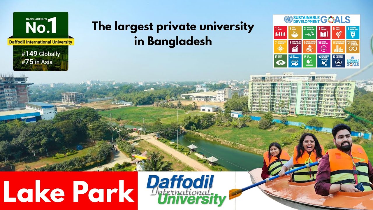 Lake Park | Daffodil International University | Daffodil Smart City | 4K