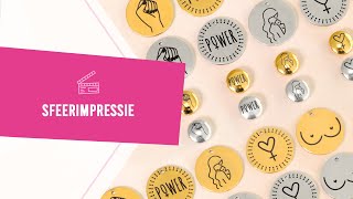 Vrouwelijke Sieraden Met Rvs Bedels En Dq Metalen Kralen