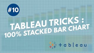 #10 Tableau Tricks with TED - 100% Stacked Bar Chart