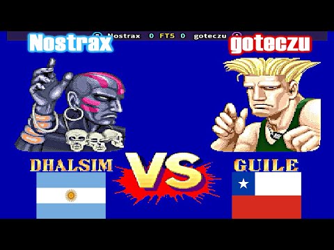 Street Fighter II': Champion Edition - Nostrax vs goteczu FT5