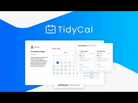 🗓️ TidyCal: Programa tus Reuniones (Alternativa a Calendly casi Gratis)