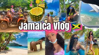 JAMAICA VLOG 🇯🇲 | Ultimate Girls Trip 2021 | ATVS, RAFTING, ETC | Riu Reggae | Montego Bay