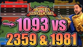 Pass 7 Opens! [1093 vs 2359 & 1981] Rise of Kingdoms