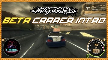 Beta Carrer Intro - Beta Need For Speed Most Wanted 2005