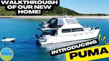 Introducing PUMA - A 52ft Coral Coast Aluminium Power Catamaran and our new liveaboard home!