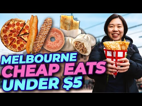 TOP 10 CHEAP EATS IN MELBOURNE UNDER $5 Snacks Edition | Melbourne Food Guide