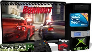 Cxbx-R V0.1 Xbox Original - Burnout Gameplay Xeon E5-2650V2
