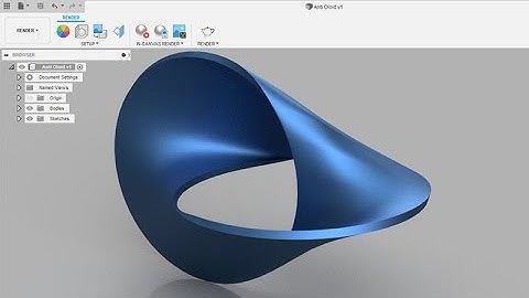 Anti Oloid - Fusion 360
