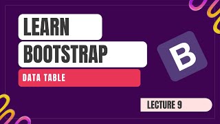 Data Table Bootstrap 5 using HTML CSS JS