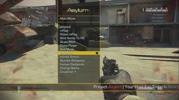 Asylum All Client Mod Menu by Shark | 1.09 COD Ghosts | Diversify is Back!!!