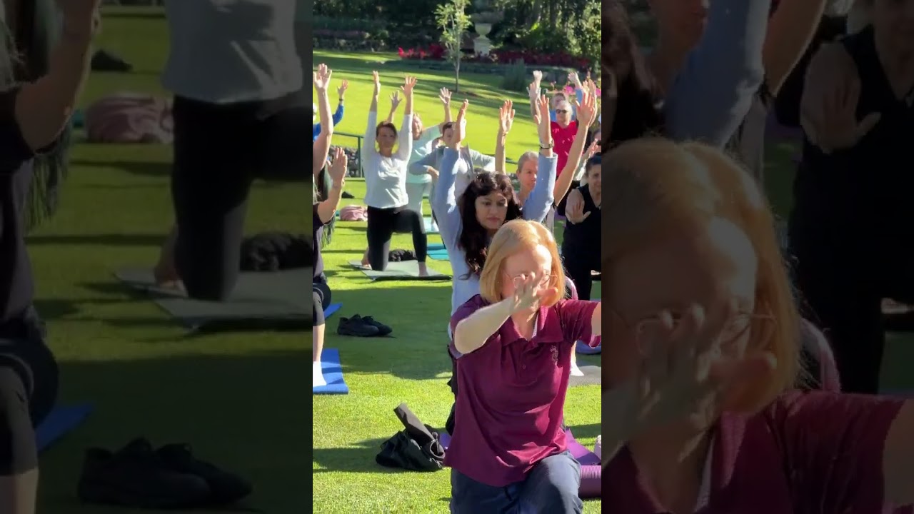 Yoga on the Lawn at Government House
