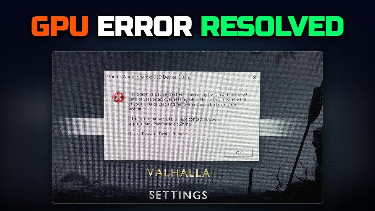 Fix GPU Error Code 43 Graphics Card Not Working in Device Manager