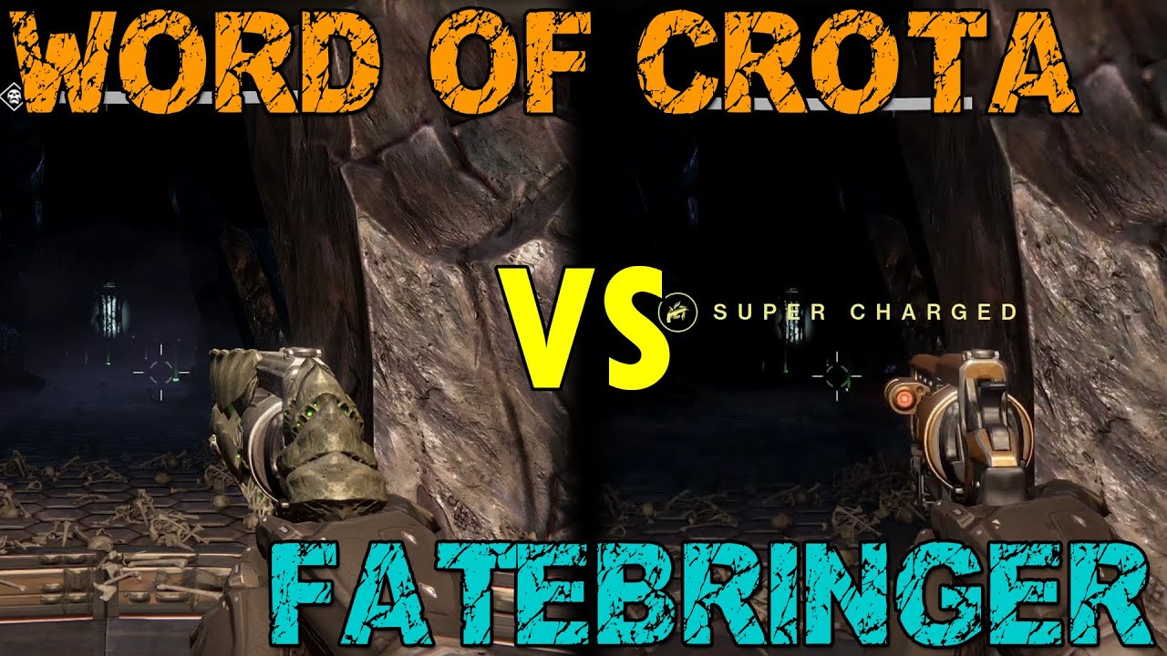 Weapon Comparison: Word of Crota versus Fatebringer