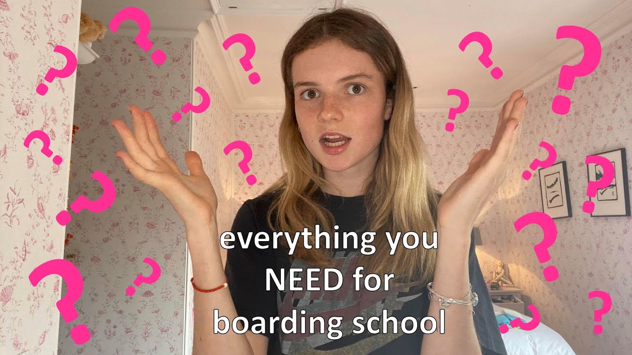 WHAT TO PACK FOR BOARDING SCHOOL YouTube