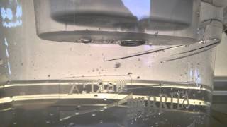 Bubble Trapped In Water Flow