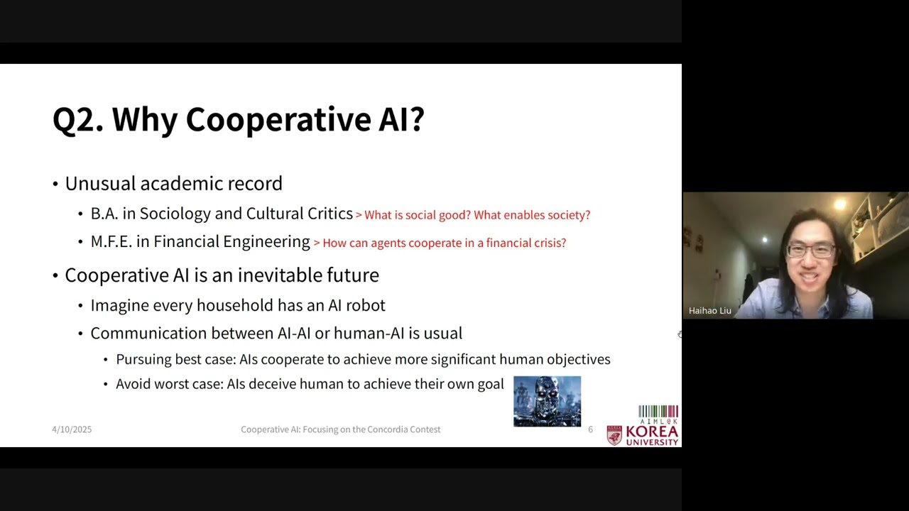 AI Safety Asia Cooperative AI Talk- Taehun Cha  (Winner of Concordia Contest NeurIPS 2024)