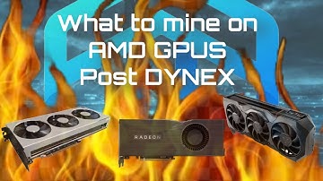 Dynex nuked amd gpus, now what should we mine?