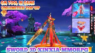 Sword 3D Xinxia MMO Server GM - Gm TooL In Game & Unlimited Recharge