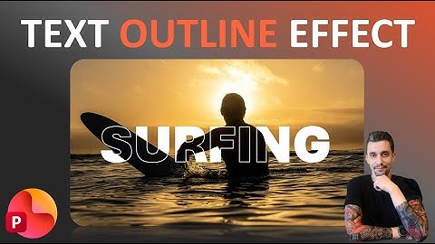 PowerPoint Tips - Outline Text Effect | Easy Method
