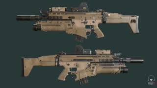 scar gun sound / fire gunshot / reload / semi auto