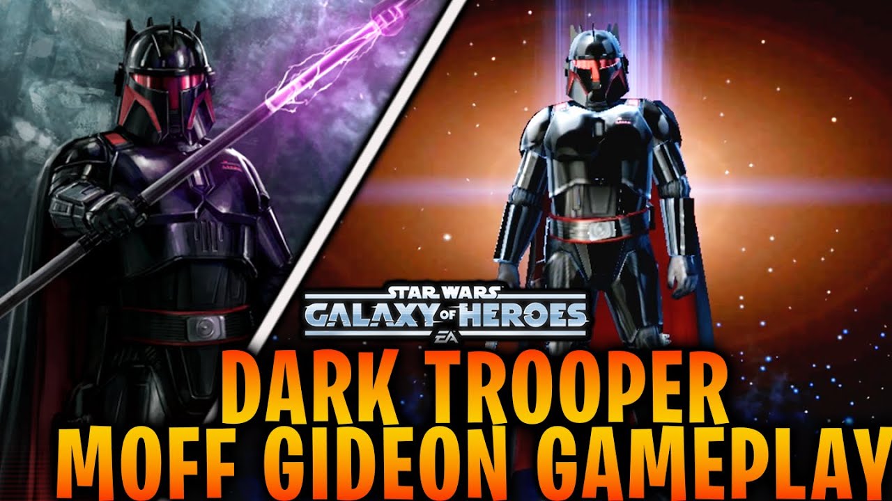 Dark Trooper Moff Gideon FINALLY Unlocked! Do NOT Underestimate This! 7 Star Initial Gameplay Review