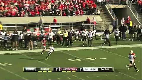 Jeff Duckworth 66 yd. reception vs. Purdue