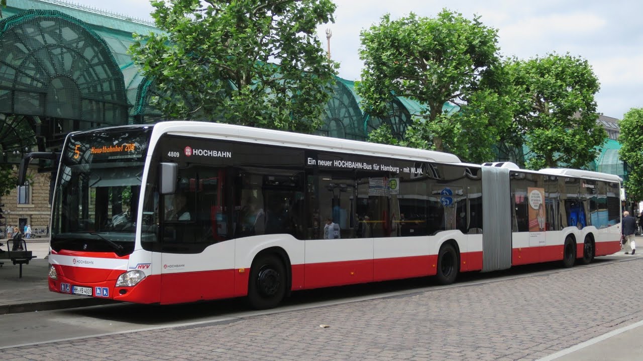 [Sound] Bus MB Citaro (C2) GL2 | #4809 | Hamburger Hochbahn AG