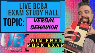 Verbal Behavior - BCBA Exam Study Hall - Fun + Experienced Instructor 🤓
