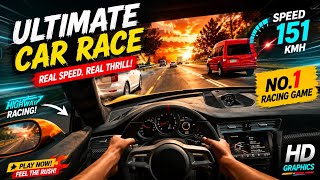 Insane Car Racing Gameplay | High Speed Highway Car Racing Simulator | M R L Gaming screenshot 4