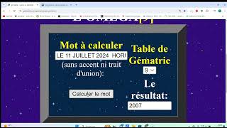 LE 11 JUILLET 2024 HORUS9 BRISE LE DRAGON 2007LE11 JUILLET 2024 LE 13D'OR BRISE LE REGNE DE LUCIFER