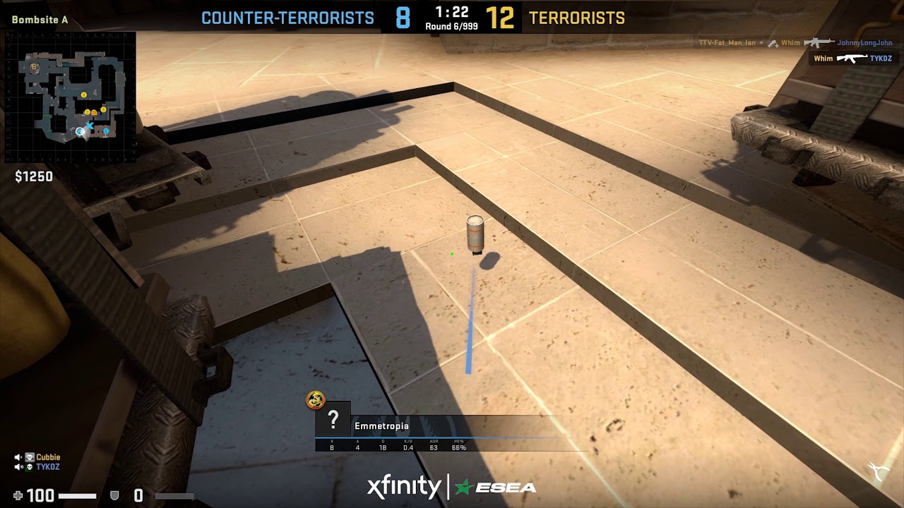 CS:GO - Plant in the smoke IDIOT... v4 ninja defuse... - YouTube