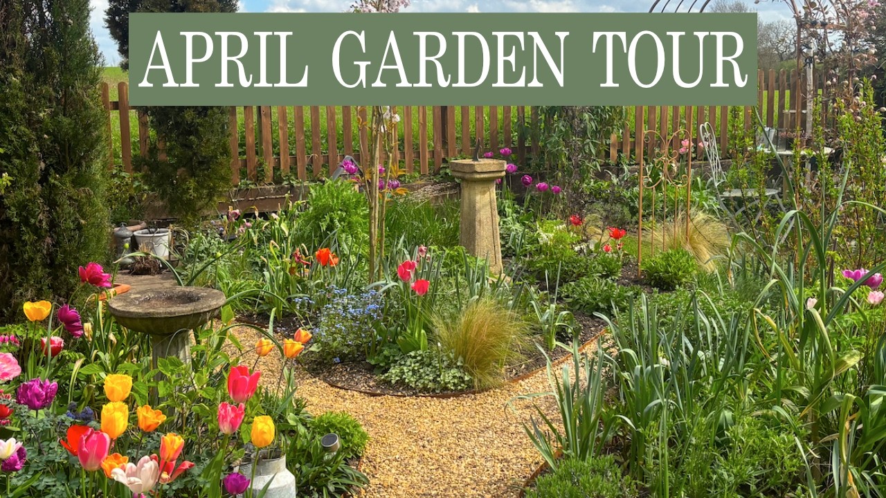 April Cottage Garden Tour - Everything Flowering In Spring - YouTube